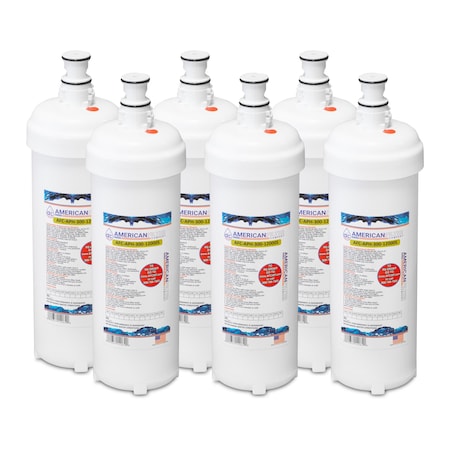American Filter Co AFC-APH-300-12000K Water Filters, 6PK AFC-APH-300-12000K-6p-16561